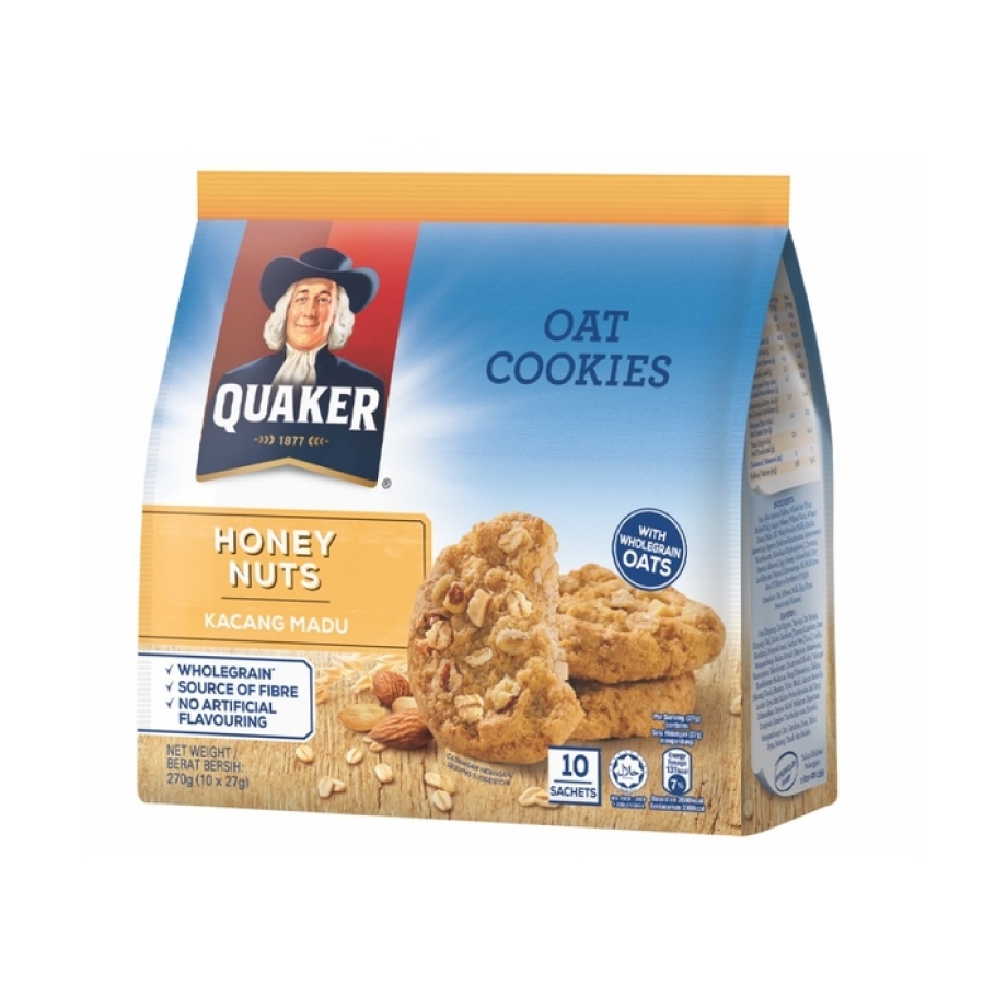 QUAKER Oats Cookies Honey Nuts